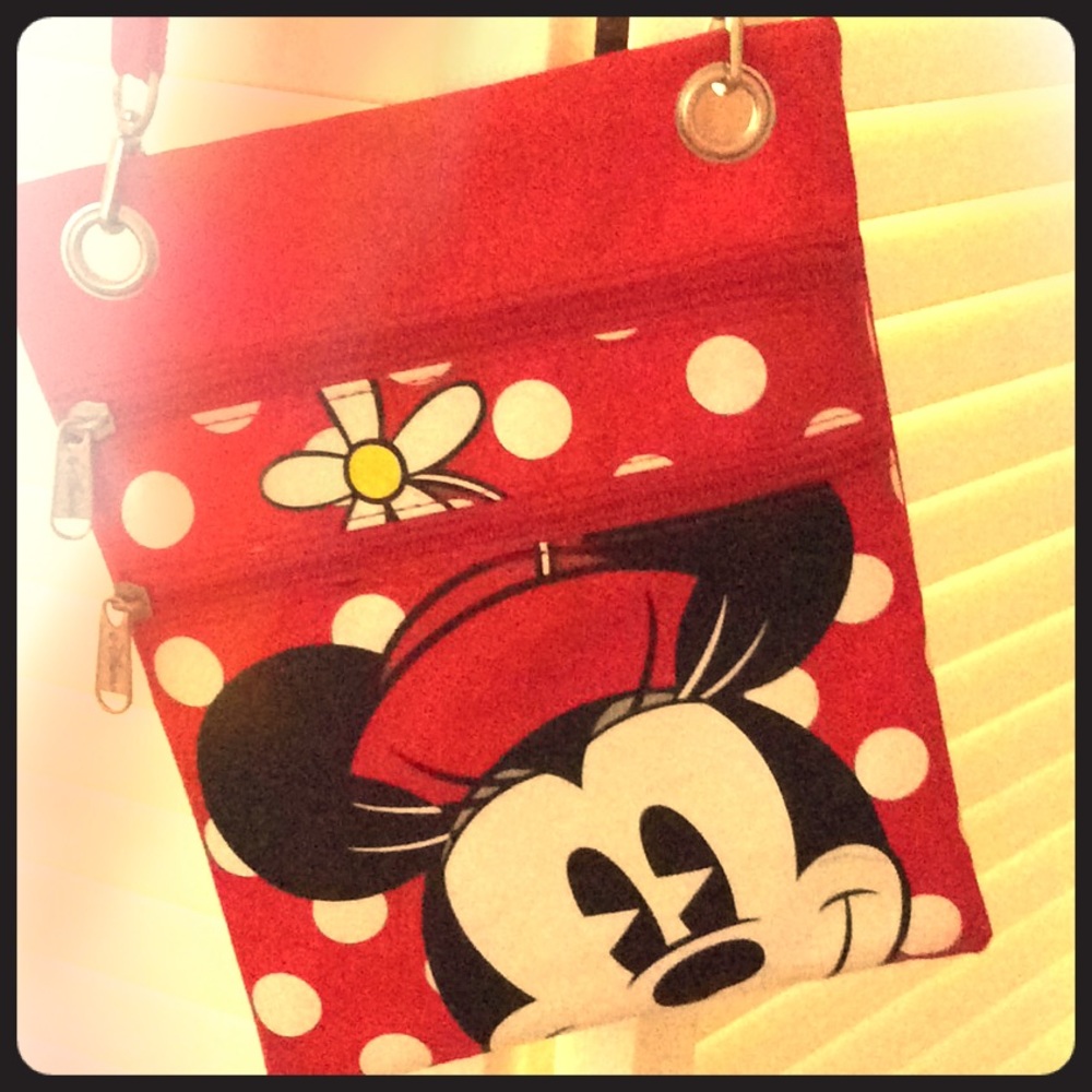 Minnie Mouse over the shoulder purse